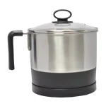 Tayama 1 Qt. Stainless Steel Slow Cooker with Temperature Control and Glass Lid thumbnail 3