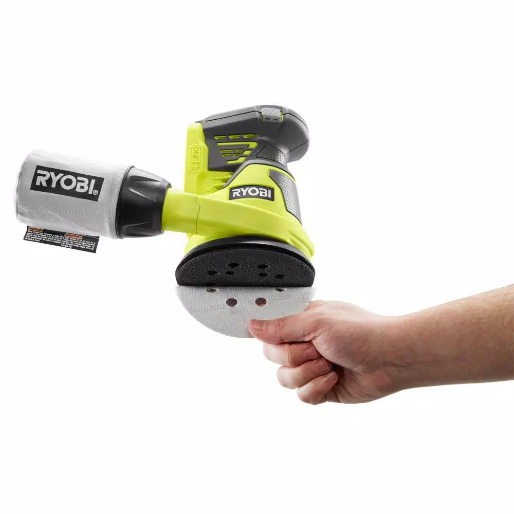 RYOBI 18V ONE+ Cordless Fixed Base Trim Router and 5 in. Random Orbit Sander Combo Kit (Tools Only)