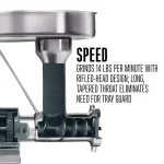 Weston Butcher Series #22 1 HP Electric Meat Grinder with Sausage Stuffing Kit thumbnail 6