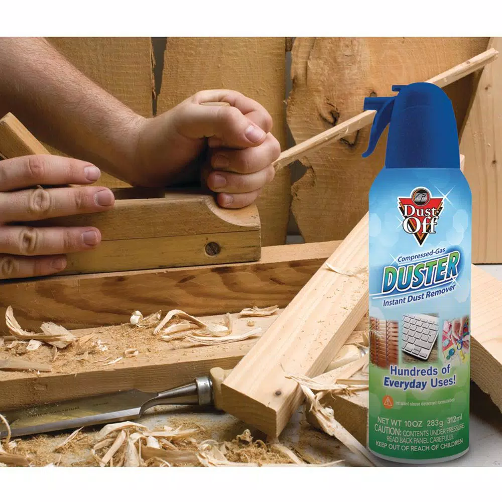 Dust Off 10 oz. Disposable Compressed Gas Duster with Extension Tube