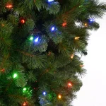 Home Accents Holiday 7 ft Wesley Upside Down Long Needle Pine Pre-Lit LED Artificial Christmas Tree with 420 Color Changing Lights thumbnail 7