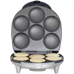 Brentwood Appliances AR-136 6-Piece Nonstick Arepa Maker, Silver Countertop Specialty Grill thumbnail 6