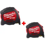 Milwaukee STUD Tape Measure 2-Pack (25 ft. and 16 ft.) with EXO360 Blade Technology thumbnail 1