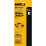DEWALT 18 TPI Bi-Metal Portable Bandsaw Blades, 32-7/8 in., 0.02 in. Width (3-Pack) thumbnail 3