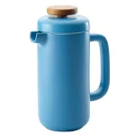 BonJour Aqua Ceramic French Press Coffee Maker, 32 fl. oz. 8-Cup Capacity thumbnail 1