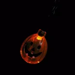 Northlight 4.75 in. LED Battery Operated Orange Jack-O-Lantern Pumpkin Halloween String Lights, 10-Set thumbnail 2