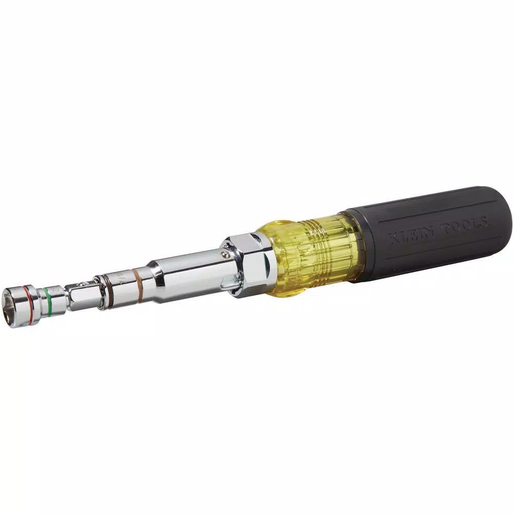 Klein Tools 7-in-1 Heavy Duty Multi-Nut Driver with Wrench-Assist Handle