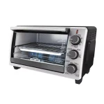 BLACK+DECKER 6-Slice Convection Toaster Oven with Bake, Broil, and Toast Functions - Black thumbnail 1
