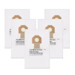 POWERTEC Fleece Filter Bags for DeWalt DWV012 Dust Extractors, HEPA Style, 5-Pack thumbnail 1