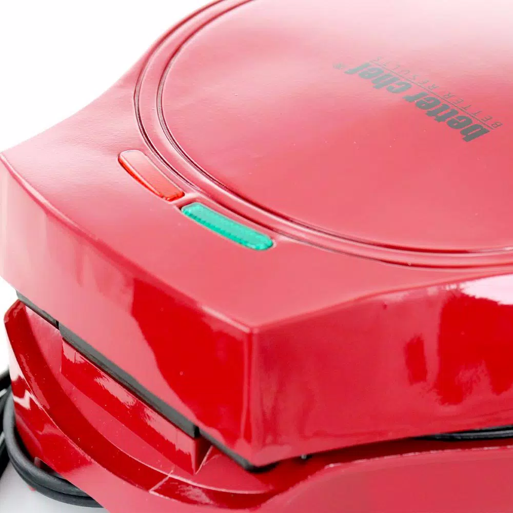 Better Chef 4-Egg Electric Double Red Omelet Maker Egg Cooker