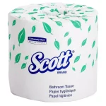 Scott 2-Ply Bath Tissue, 550 Sheets per Roll, 80 Rolls Bulk Pack thumbnail 1