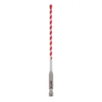 Milwaukee SHOCKWAVE 5/32 in. Carbide Hammer Drill Bit, 6 in. Length, 1/4 in. Hex Shank thumbnail 1