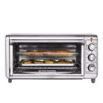 BLACK+DECKER 1500W Extra Wide Crisp 'N Bake Air Fry Toaster Oven, 8-Slice, Stainless Steel thumbnail 3