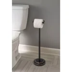 Delta Porter Telescoping Pivoting Freestanding Toilet Paper Holder, Oil Rubbed Bronze thumbnail 2