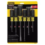 Stanley 6-Piece Screwdriver Set with Alloy-Steel Blades thumbnail 3