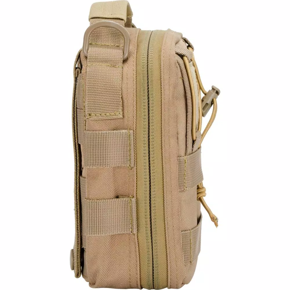 BARSKA CX-900 First Aid Utility Pouch, MOLLE Compatible, Flat Dark Earth