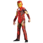Marvel Avengers Assemble Deluxe Iron Man Kids Halloween Costume - Large Boys thumbnail 1