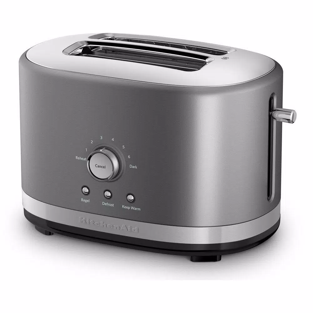 KitchenAid KMT2116CU 2-Slice Contour Silver Wide Slot Toaster