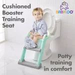 Babyloo Sterdy Potty Training Booster Seat with Adjustable Height and Removable Cushion - Mint Green thumbnail 10