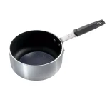 Moneta Pro Protection Base 3 qt. Aluminum Nonstick Sauce Pot, Silver thumbnail 1