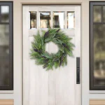 Unbranded Puleo International 24 in. Artificial Lavender Floral Spring Wreath, Purple and Yellow thumbnail 2