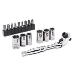 Husky 16-Piece 1/4 in. Drive Flex-Head Microdriver and Socket Set thumbnail 4