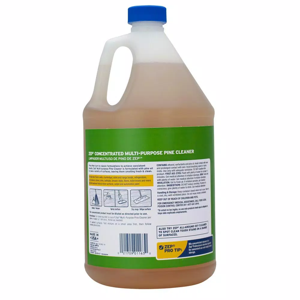 ZEP Pine Multi-Purpose Cleaner, Concentrated, 1 Gallon (Case of 4)