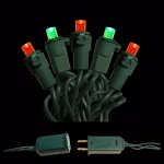 LUMABASE 70-Light Red and Green LED Mini String Lights, Weather Resistant, Indoor/Outdoor Use thumbnail 1
