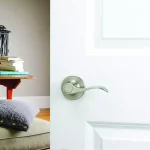 Design House Springdale Satin Nickel Keyed Entry Door Lever with 2-Way Adjustable Latch thumbnail 5