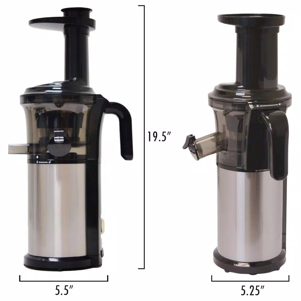 Tribest Shine Kitchen Co. SJV-107 Vertical Juicer, Stainless Steel, 200W