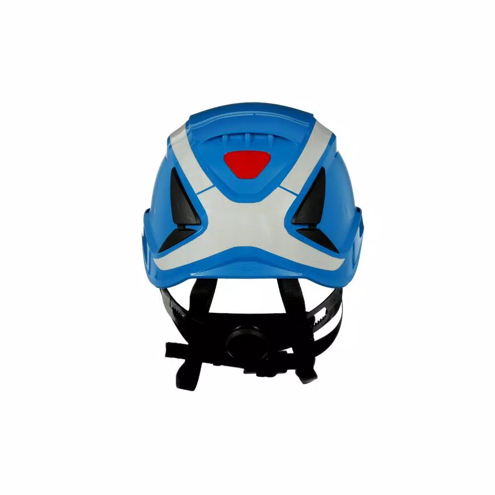 3M SecureFit X5000 Blue Suspension Safety Helmet, Case of 4