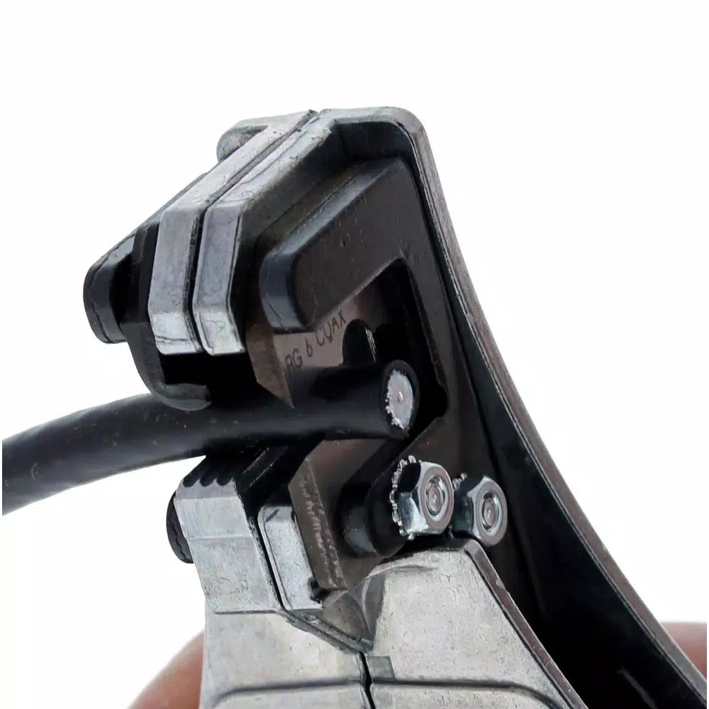 Ideal Stripmaster RG-6 Coaxial Cable Stripper, Heavy Duty Zinc Die Cast Hand Tool
