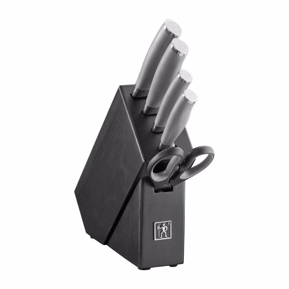 Henckels International Modernist 6-Piece German Stainless Steel Knife Block Set