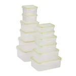 Honey-Can-Do 24-Piece Locking Food Container Set, Clear Plastic thumbnail 1
