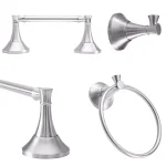 Arista Arlington 4-Piece Bath Hardware Set, Satin Nickel thumbnail 1
