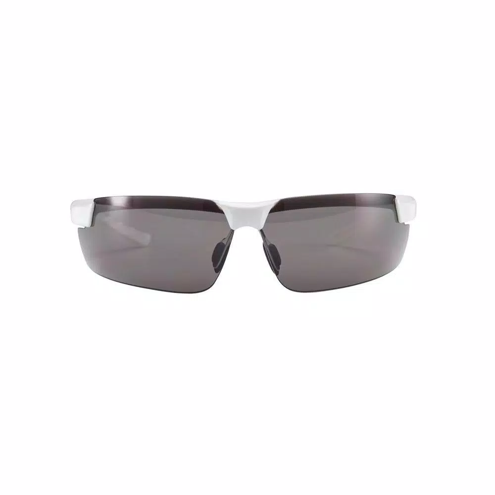 3M Performance Safety Eyewear, White Metallic Frame with Gray Anti-Fog Lens, Ultra-Comfort Design (4-Pack)
