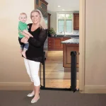 Dreambaby Chelsea Auto-Close Security Gate with Extensions, 29.5 in. H, Black thumbnail 4