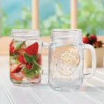 Libbey County Fair 12-Piece Clear Glass Drinking Jar Set with Embossed Rooster, 16.5 oz thumbnail 4