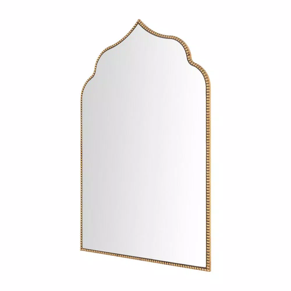Home Decorators Collection Ornate Arched Gold Antiqued Accent Mirror
