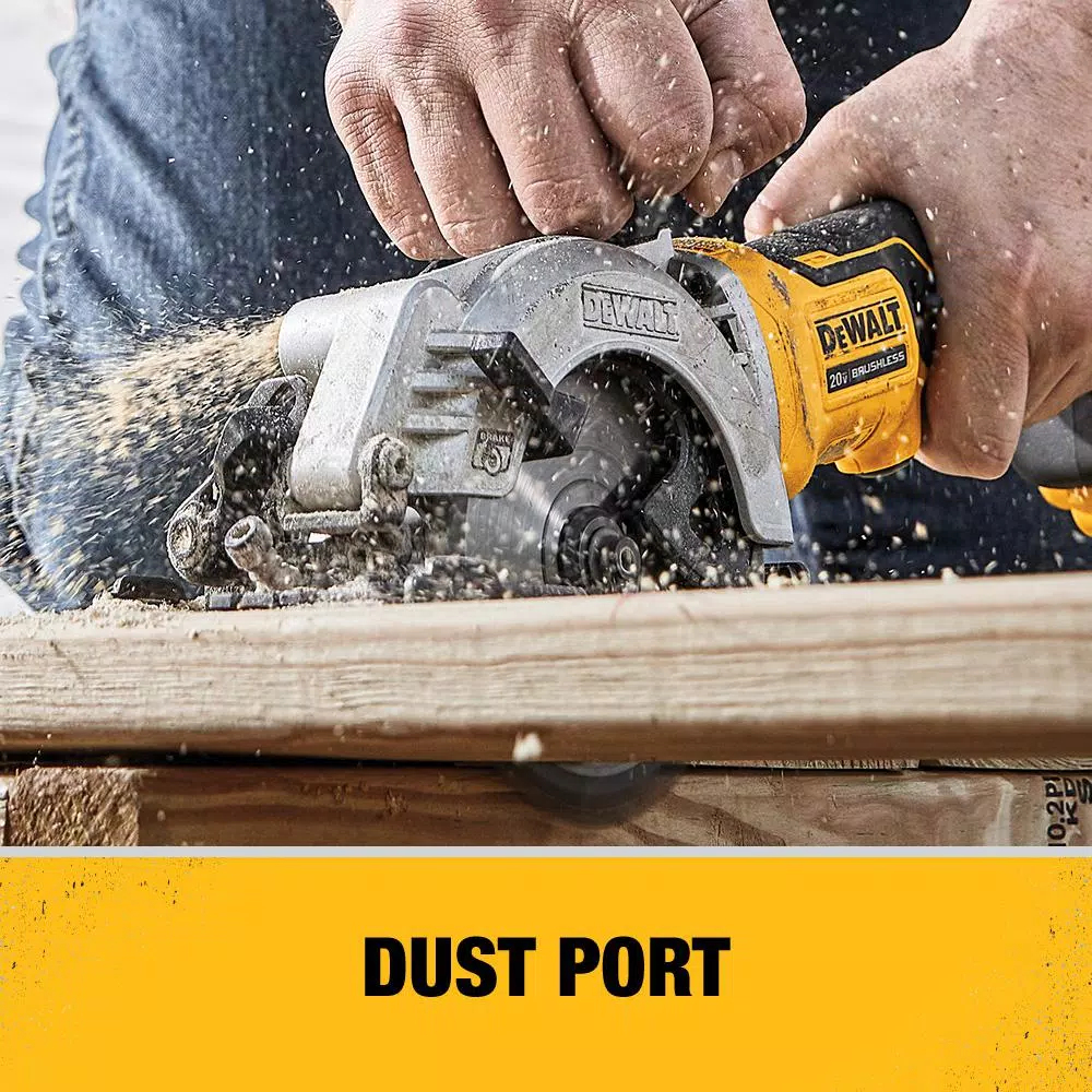 DEWALT 20V MAX ATOMIC Brushless 4-1/2 in. Cordless Circular Saw (Tool-Only)