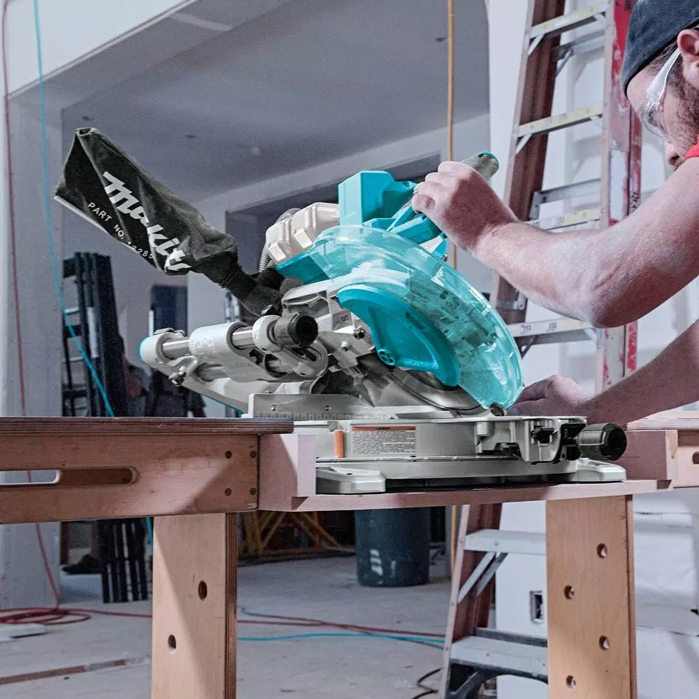 Makita 10 in. X2 LXT Brushless Dual-Bevel Sliding Compound Miter Saw with Laser (Tool Only)