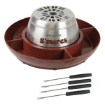 Nostalgia LSM400 Electric Stainless Steel S'mores Maker, Brown thumbnail 1