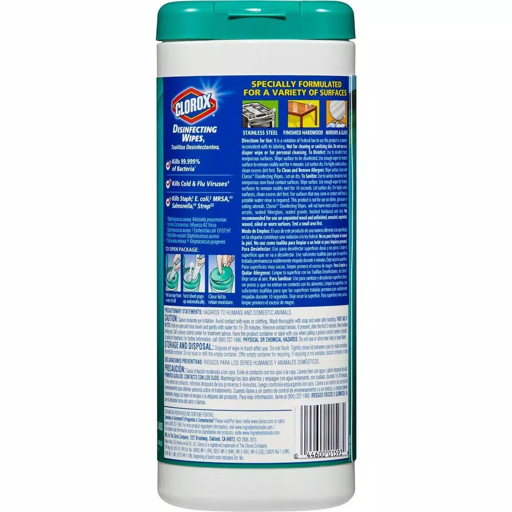 Clorox Disinfecting Wipes, Fresh Scent, Bleach-Free, 35-Count