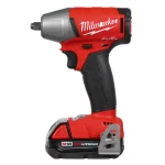 Milwaukee M18 FUEL 3/8 in. Compact Impact Wrench Kit w/ (2) 2.0 Ah Batteries & Charger thumbnail 7