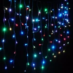 ALEKO 10 ft. 105-Light Multicolor LED String Lights, Flashing Effect, Plug-In thumbnail 1
