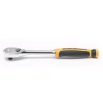 GearWrench 3/8 in. Drive 90-Tooth Dual Material Teardrop Ratchet, 9 in. thumbnail 2