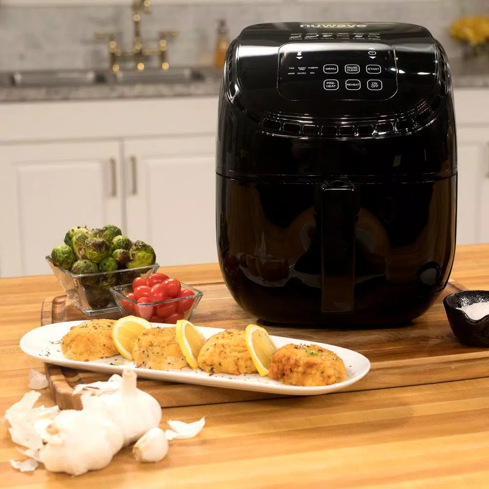 NuWave Brio 3 Qt. Digital Air Fryer, Black