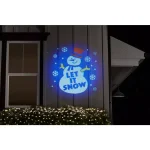 LightShow Holiday Outdoor LED Projector with 8 Slides and Multi-Color Swirl Light Effects thumbnail 8