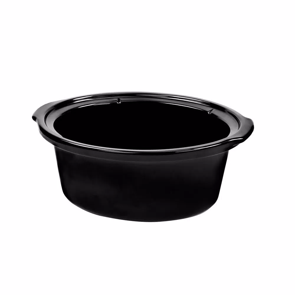 KALORIK 6.5 Qt. Stainless Steel Slow Cooker with Removable Stoneware and Glass Lid