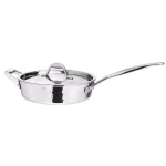 1829 Carl Schmidt Sohn STERN 2.1 qt. Hammered Stainless Steel Saute Pan with Lid thumbnail 1